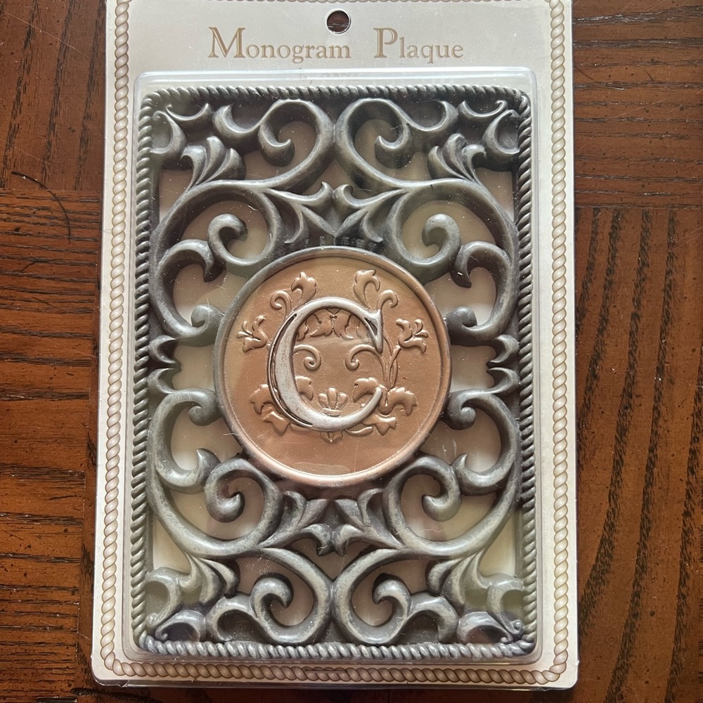 NIP Monogram Plaque Letter “C”!